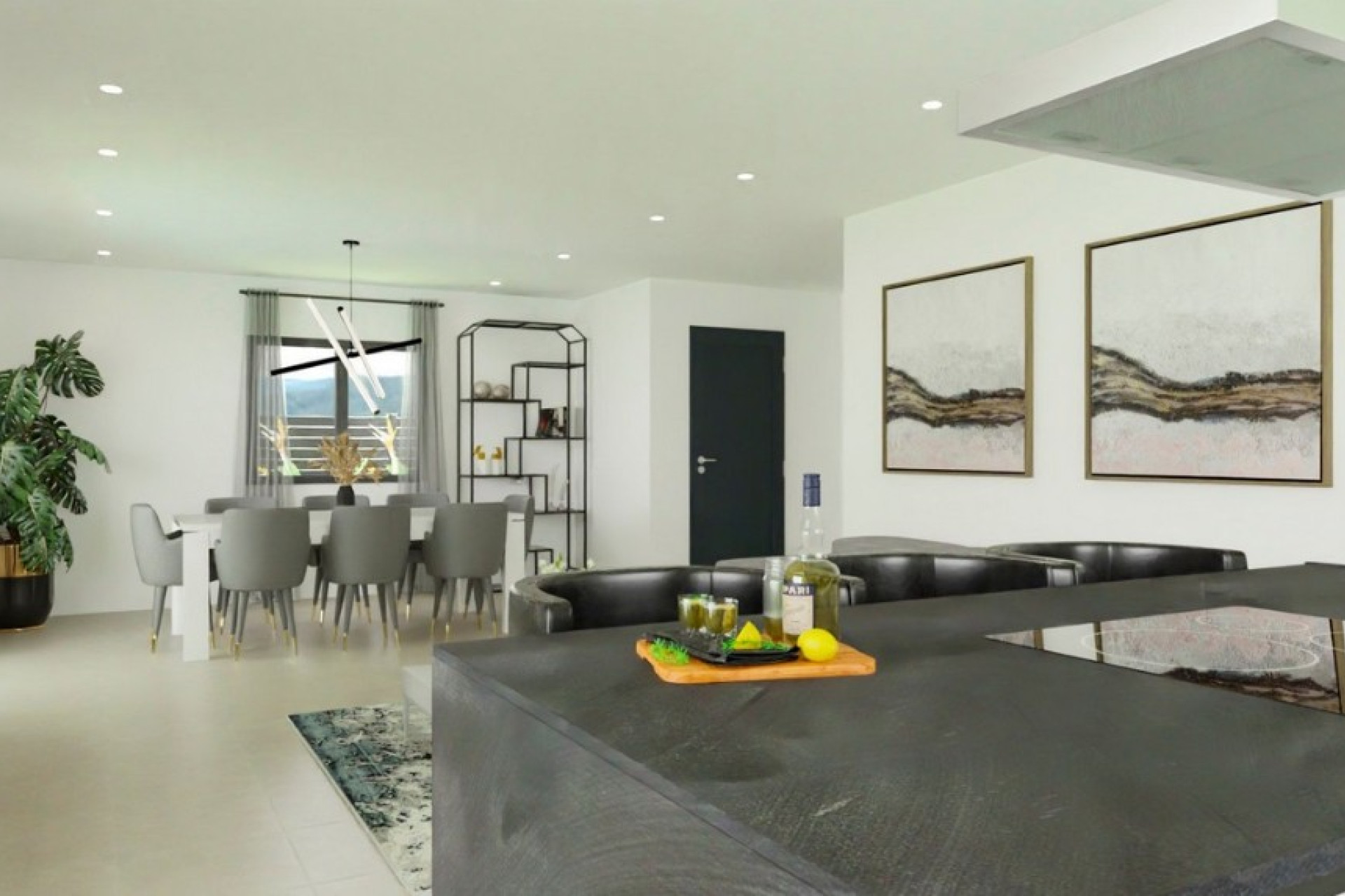 Obra nueva - 3. Casa pareada - Monforte del Cid - Costa Blanca Norte 