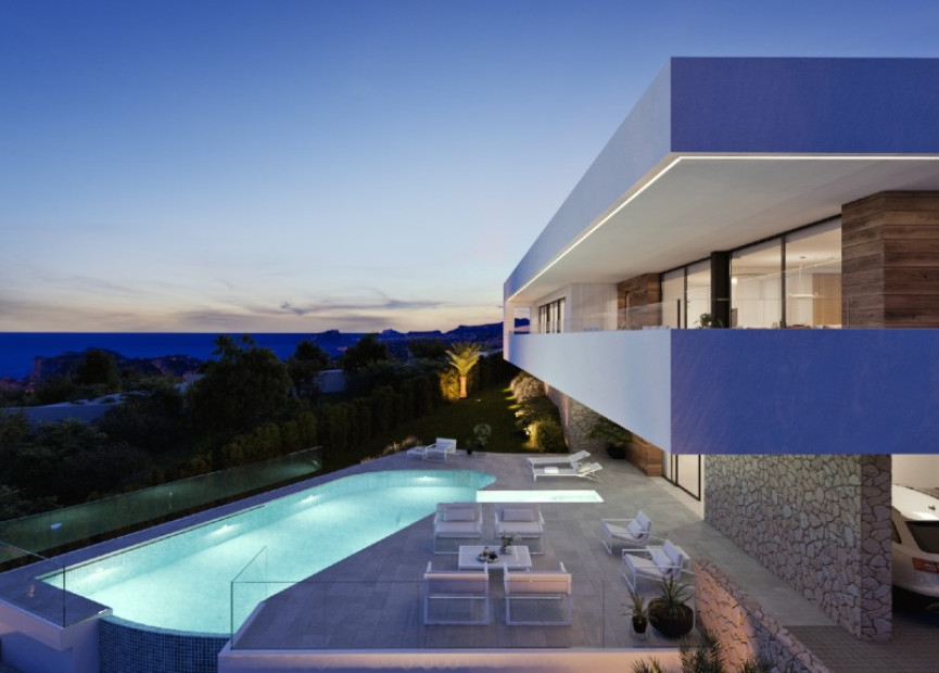 Obra nueva - 3. Casa pareada - Moraira - Costa Blanca Norte 