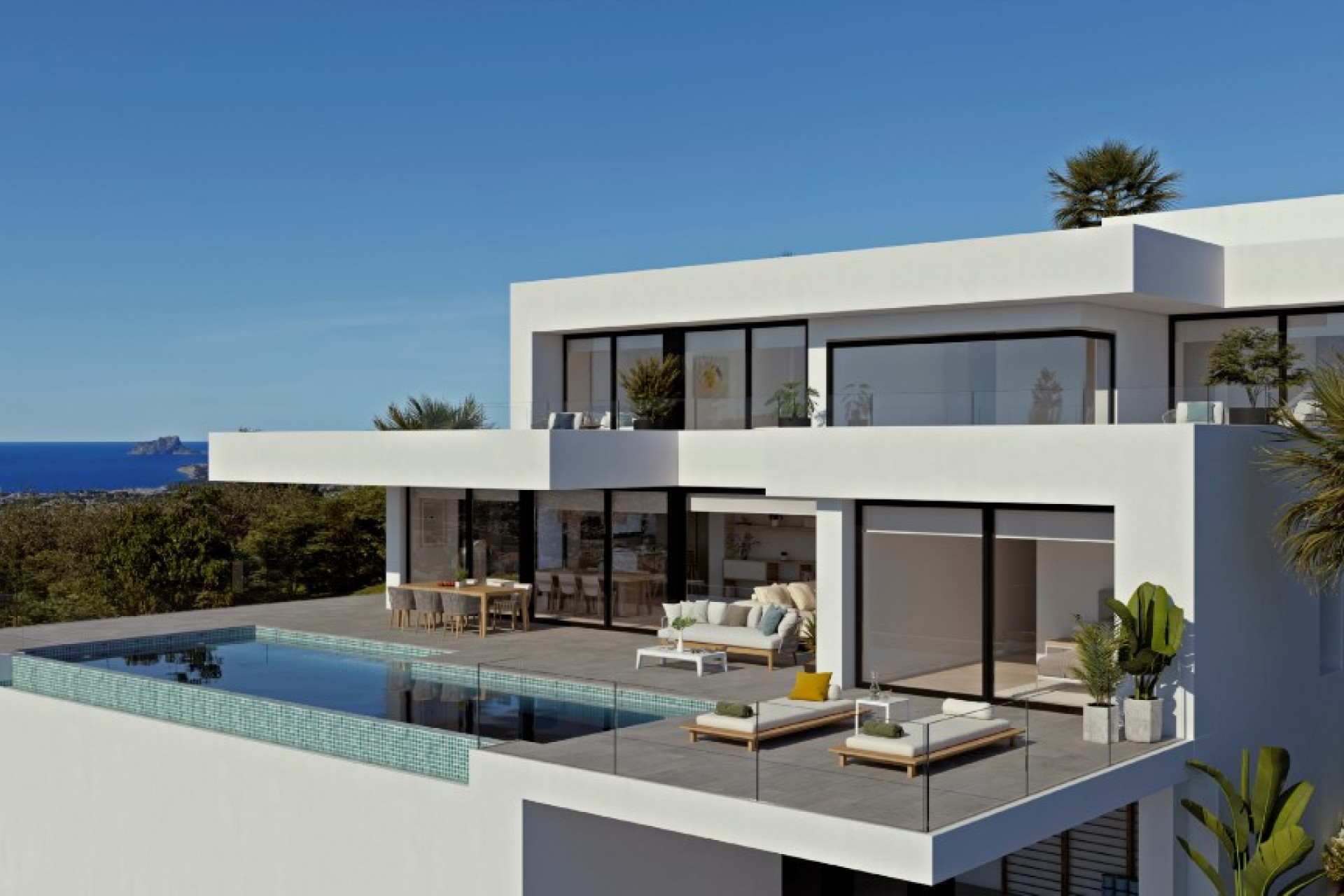 Obra nueva - 3. Casa pareada - Moraira - Costa Blanca Norte 