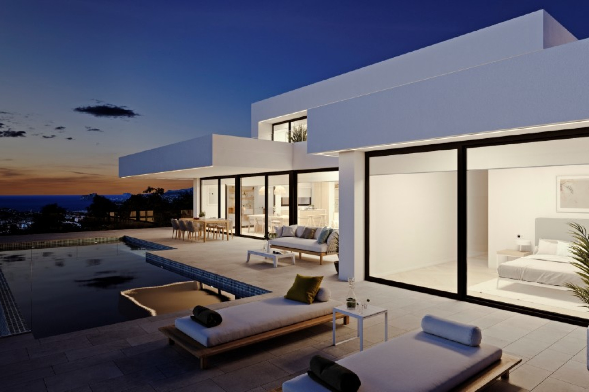 Obra nueva - 3. Casa pareada - Moraira - Costa Blanca Norte 