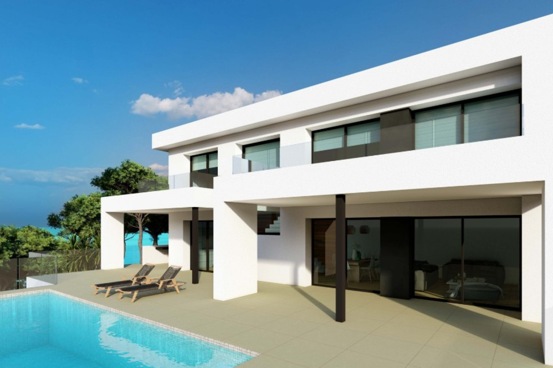 Obra nueva - 3. Casa pareada - Moraira - Costa Blanca Norte 