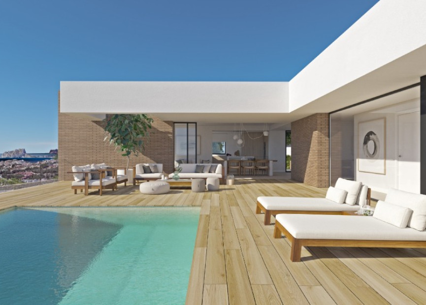 Obra nueva - 3. Casa pareada - Moraira - Costa Blanca Norte 