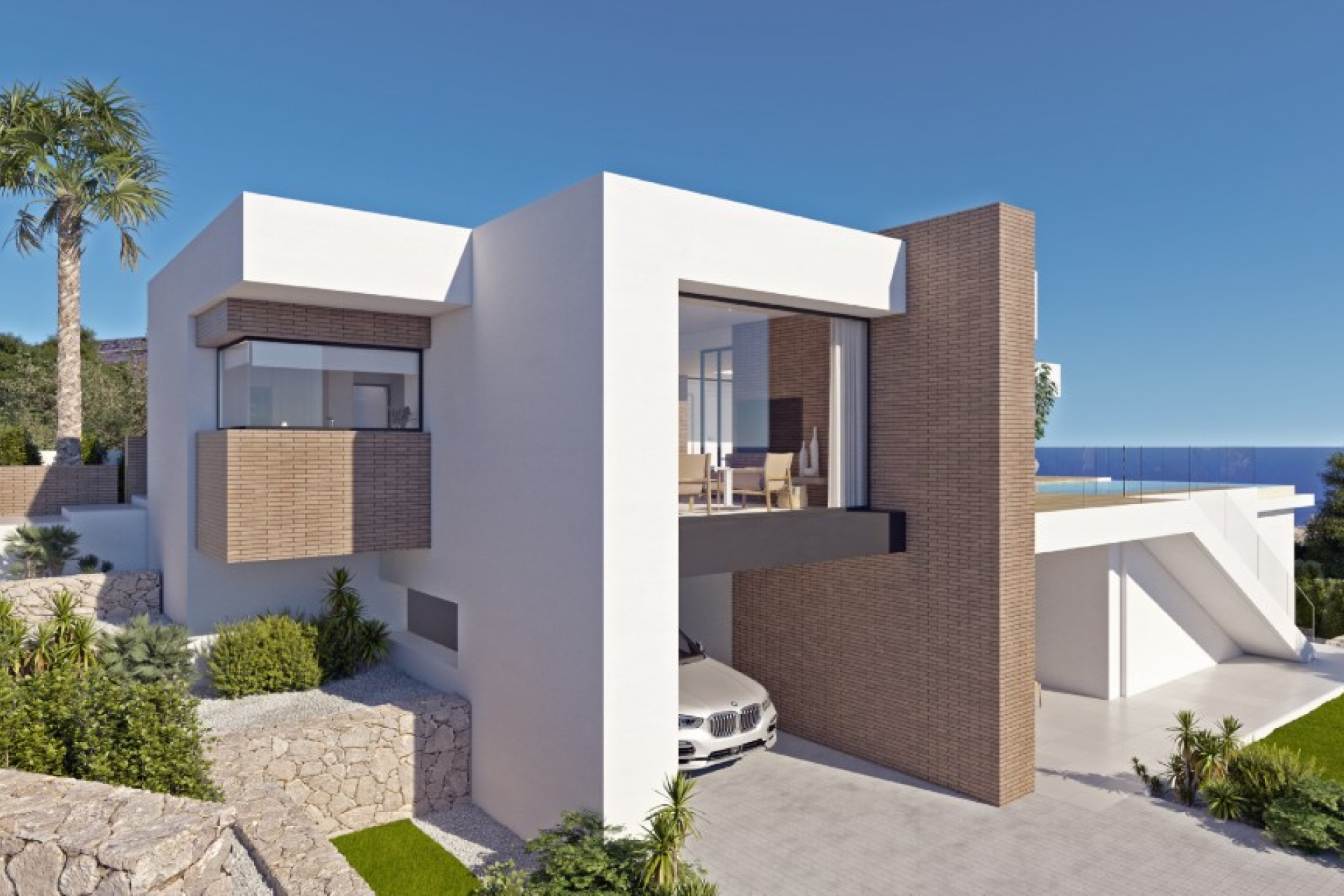 Obra nueva - 3. Casa pareada - Moraira - Costa Blanca Norte 