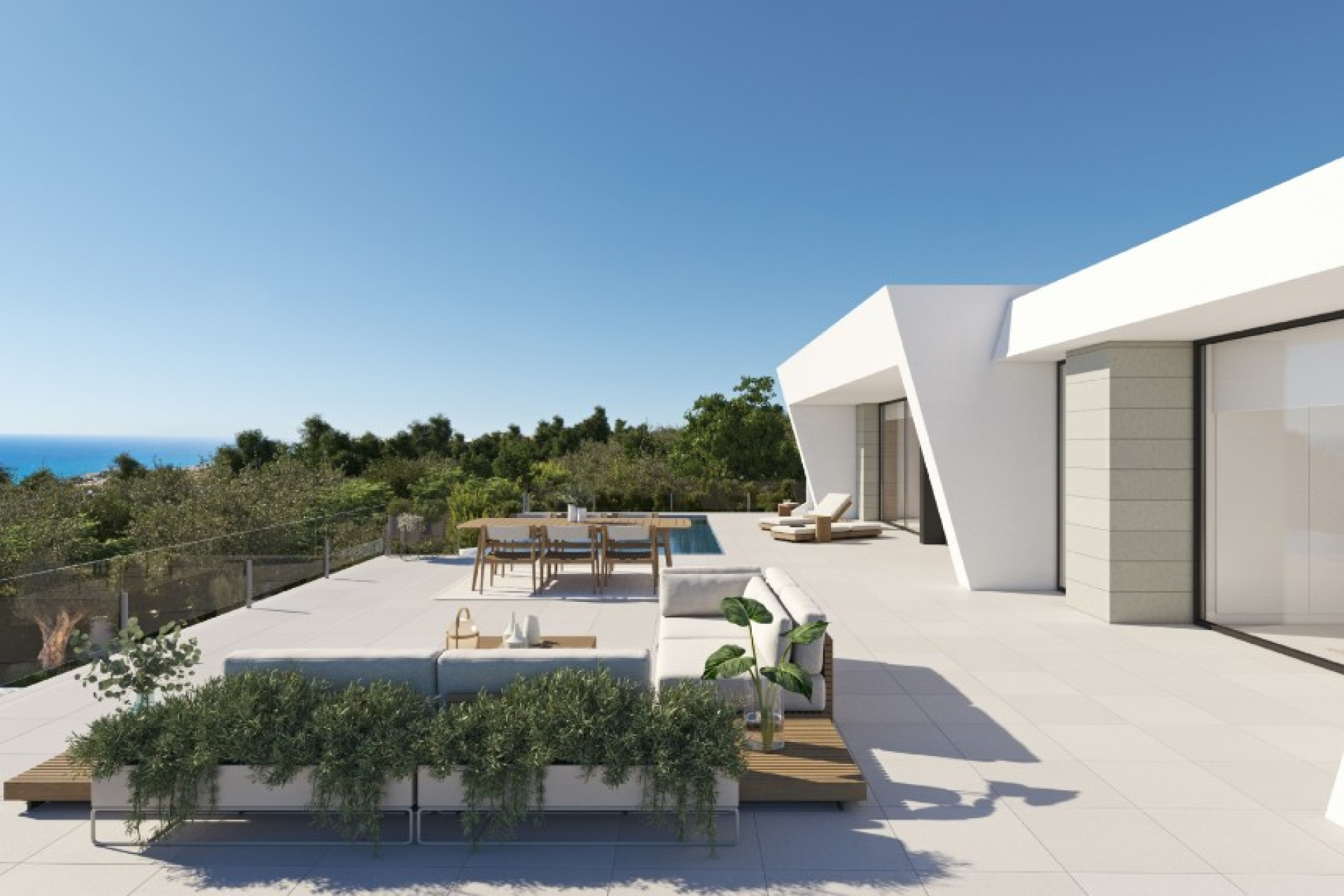 Obra nueva - 3. Casa pareada - Moraira - Costa Blanca Norte 