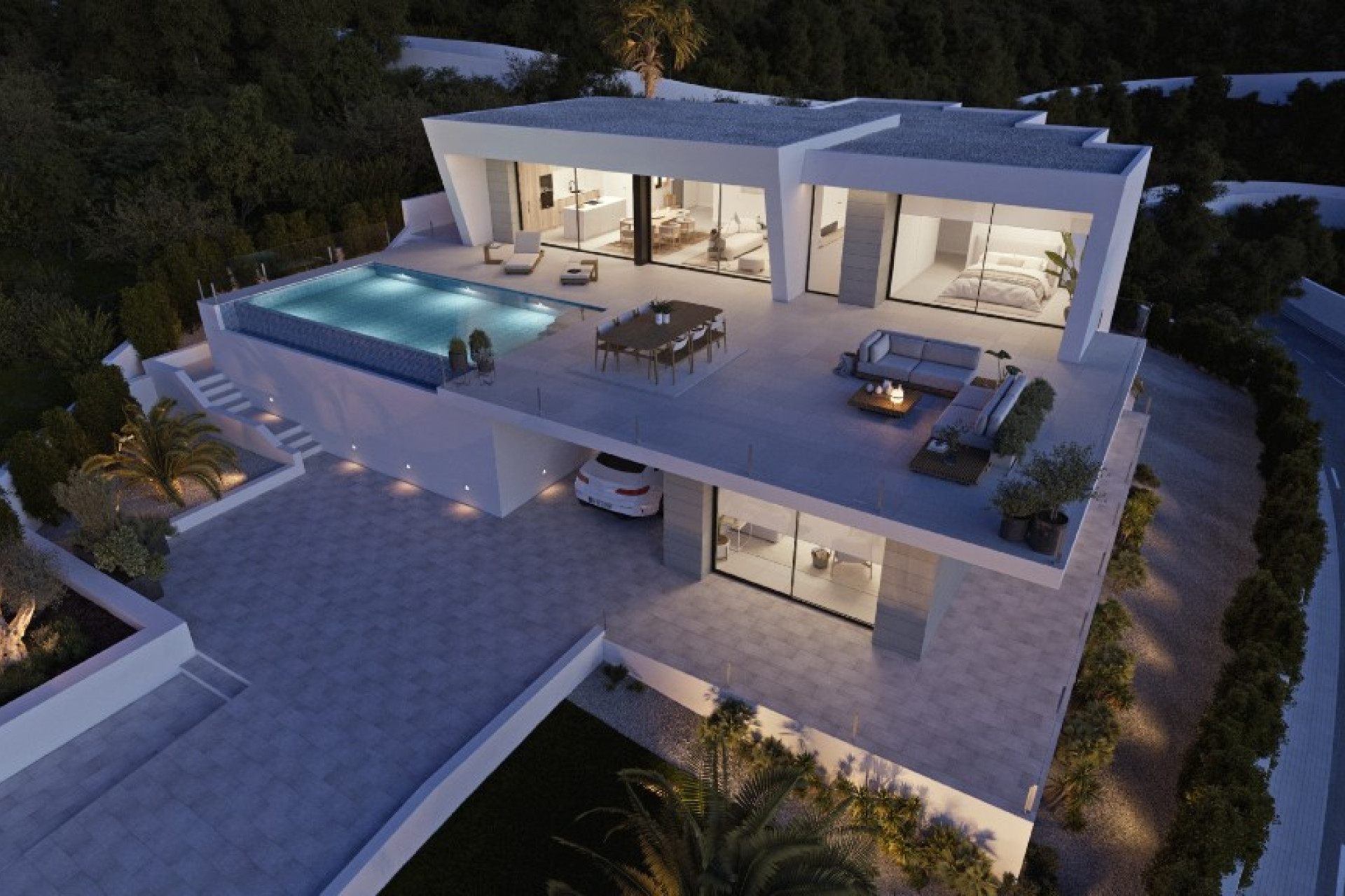 Obra nueva - 3. Casa pareada - Moraira - Costa Blanca Norte 