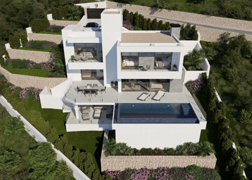 Obra nueva - 3. Casa pareada - Moraira - Costa Blanca Norte 