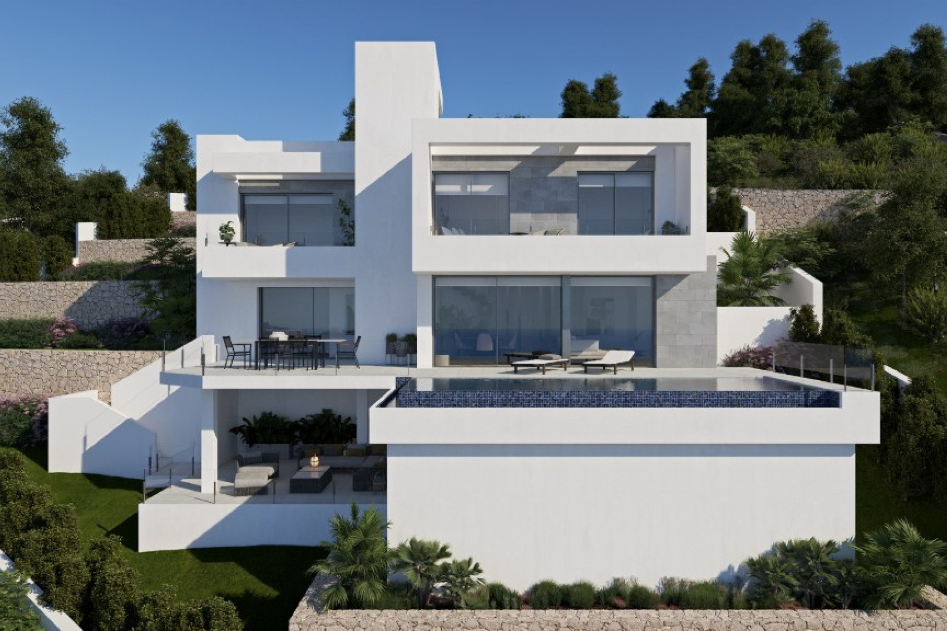Obra nueva - 3. Casa pareada - Moraira - Costa Blanca Norte 