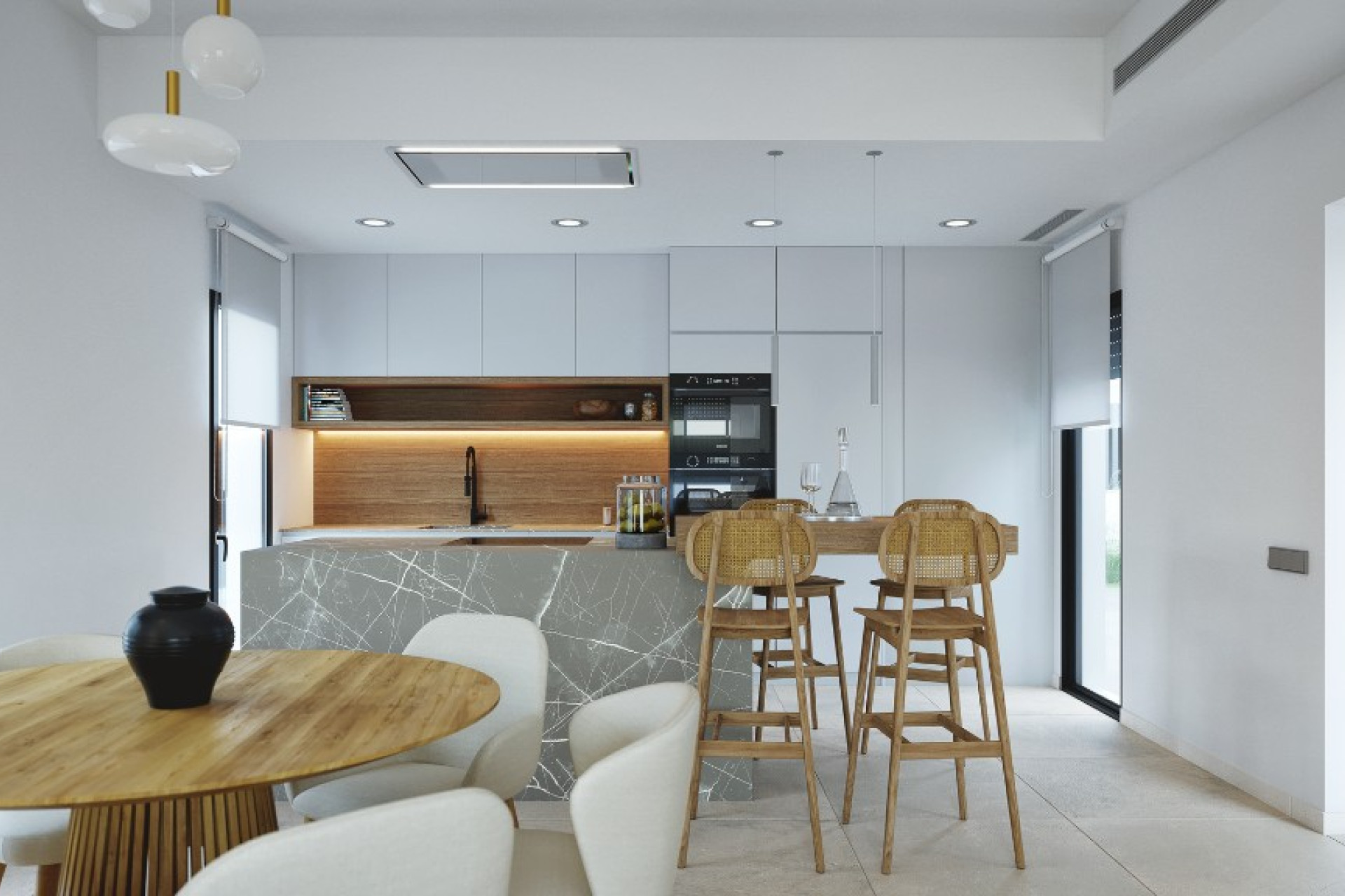 Obra nueva - 3. Casa pareada - Murcia - Costa Calida