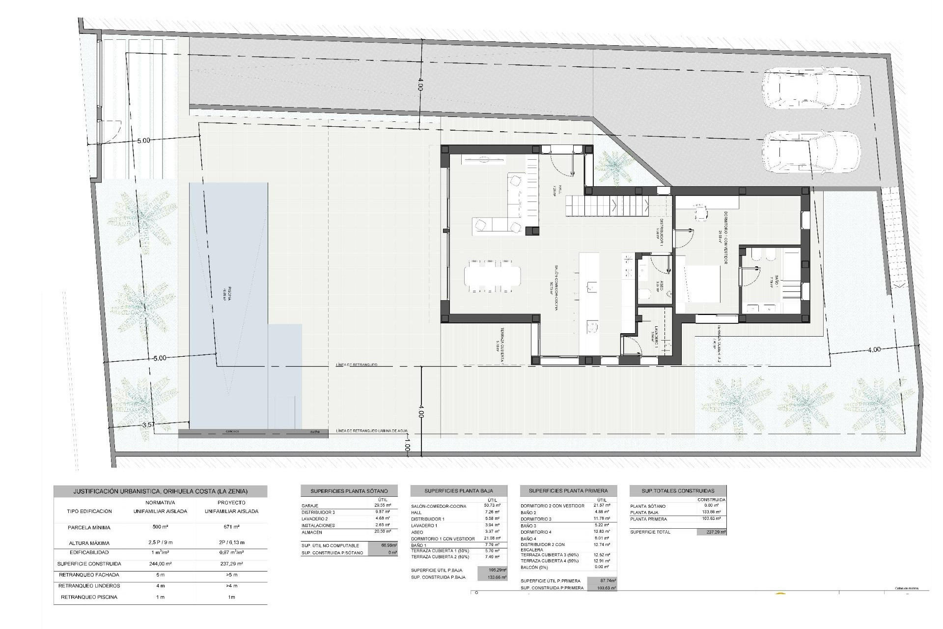 Obra nueva - 3. Casa pareada - Orihuela Costa - Costa Blanca Sur