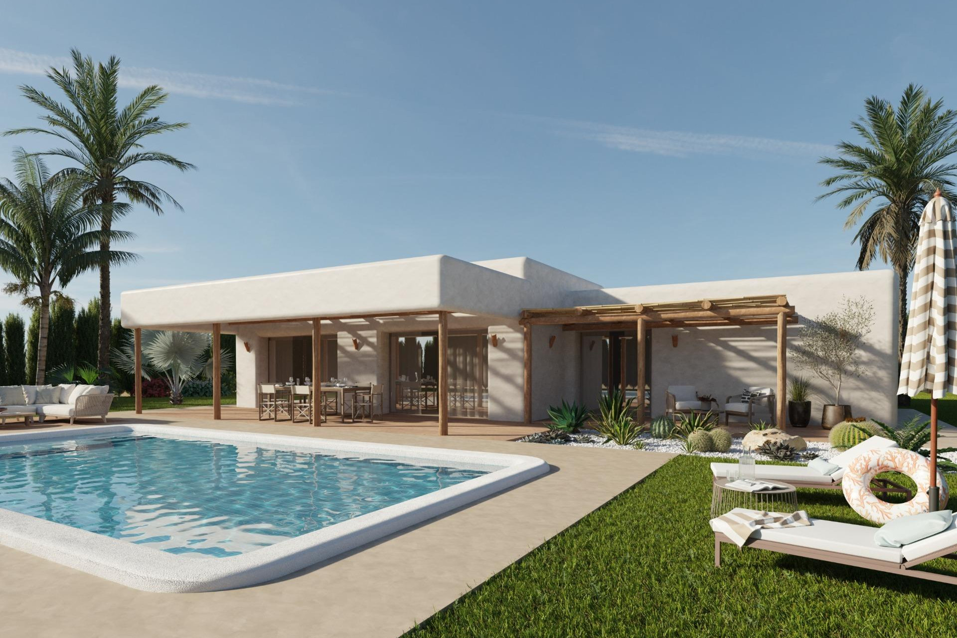 Obra nueva - 3. Casa pareada - Pinoso - Costa Blanca Norte 