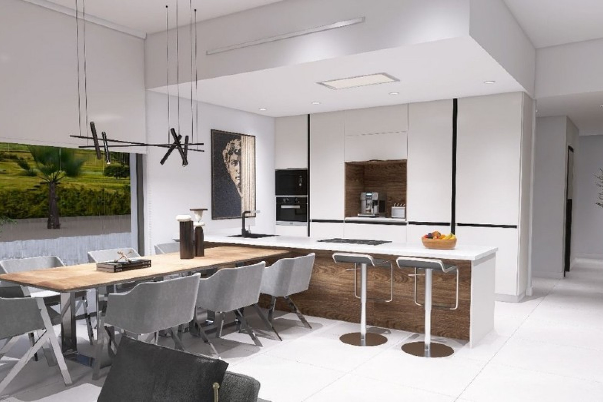 Obra nueva - 3. Casa pareada - Pinoso - Costa Blanca Norte 