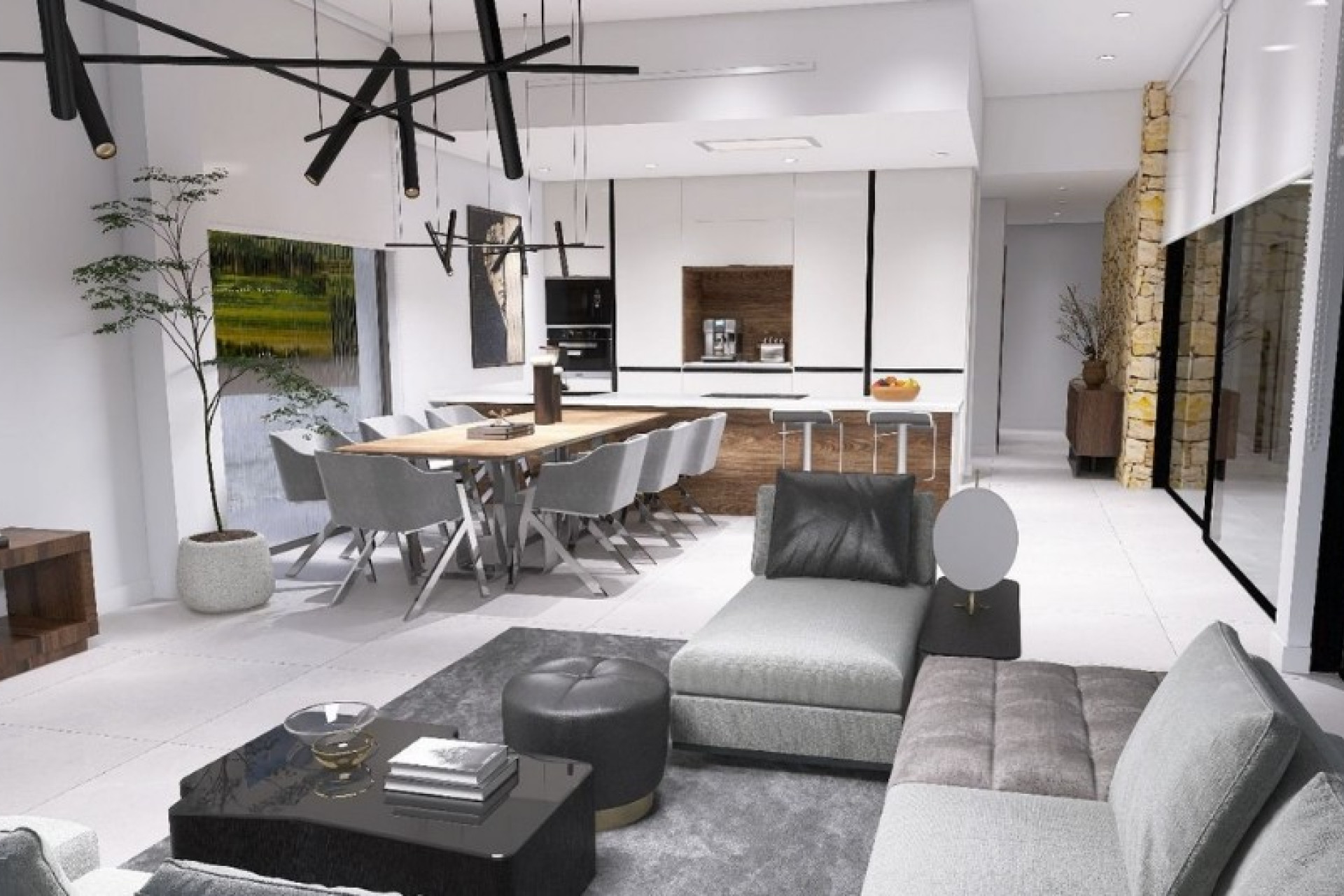 Obra nueva - 3. Casa pareada - Pinoso - Costa Blanca Norte 