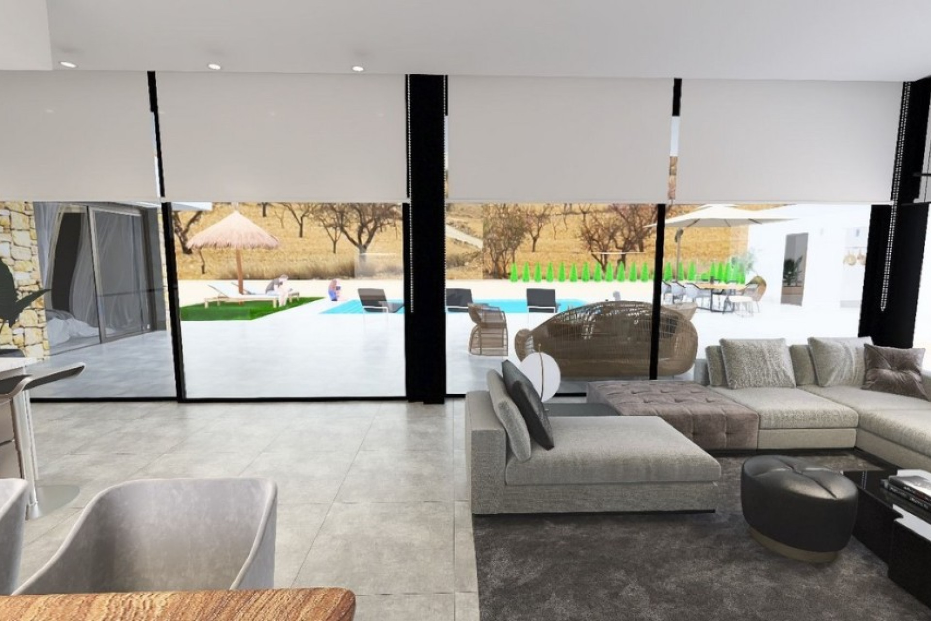 Obra nueva - 3. Casa pareada - Pinoso - Costa Blanca Norte 