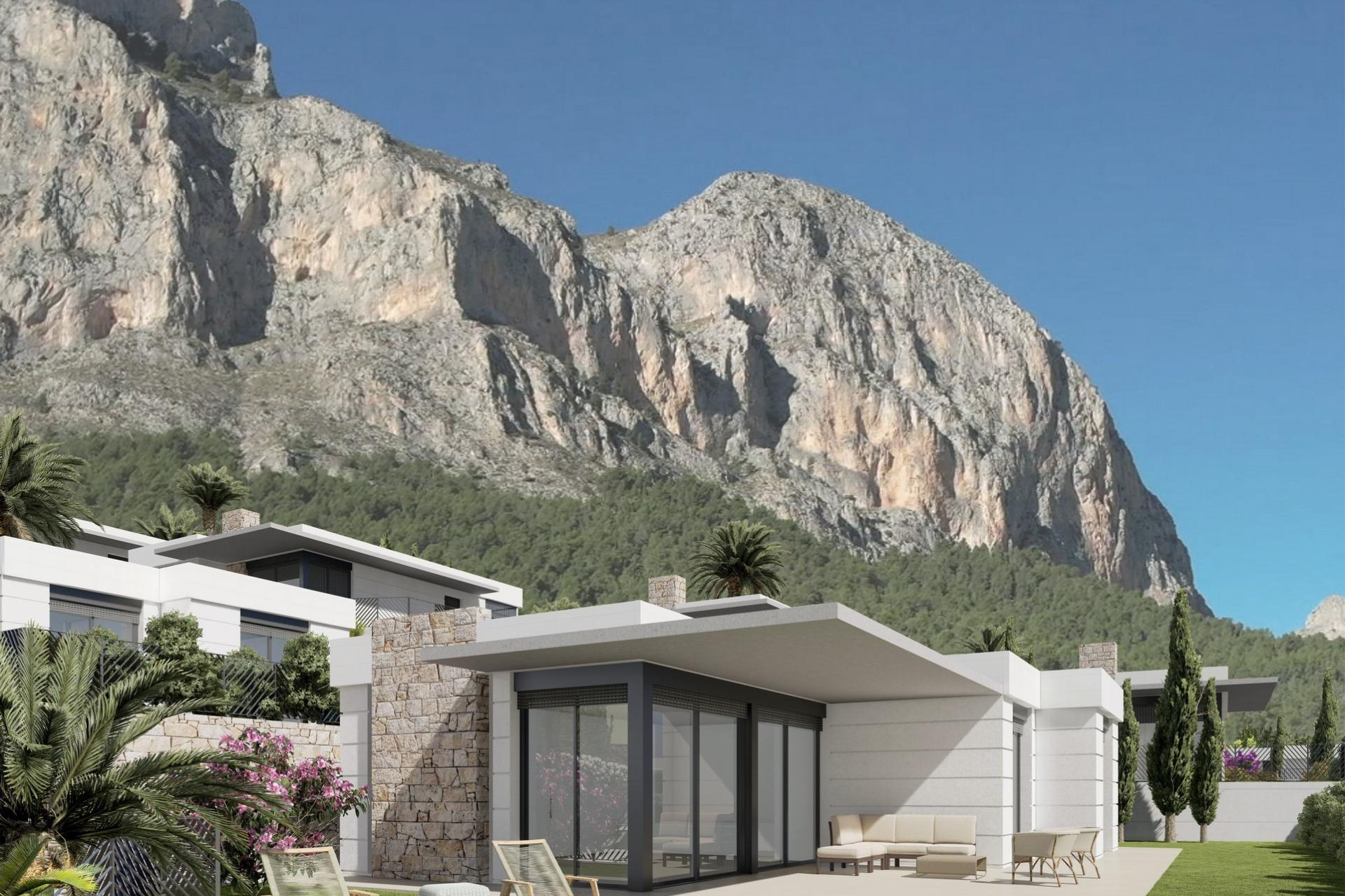 Obra nueva - 3. Casa pareada - Polop - Costa Blanca Norte 
