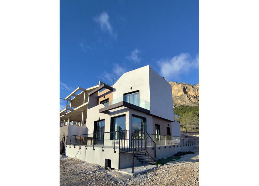 Obra nueva - 3. Casa pareada - Polop - Costa Blanca Norte 
