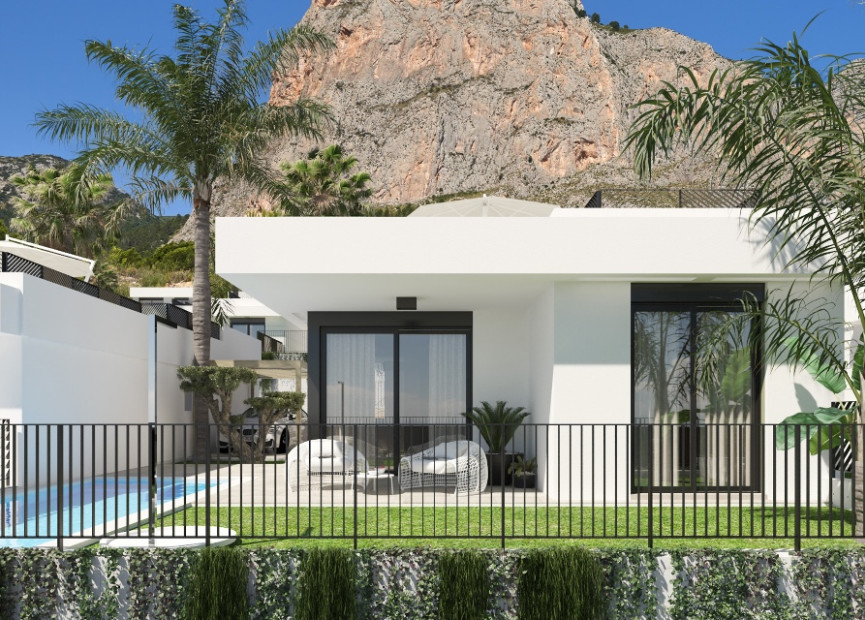 Obra nueva - 3. Casa pareada - Polop - Costa Blanca Norte 
