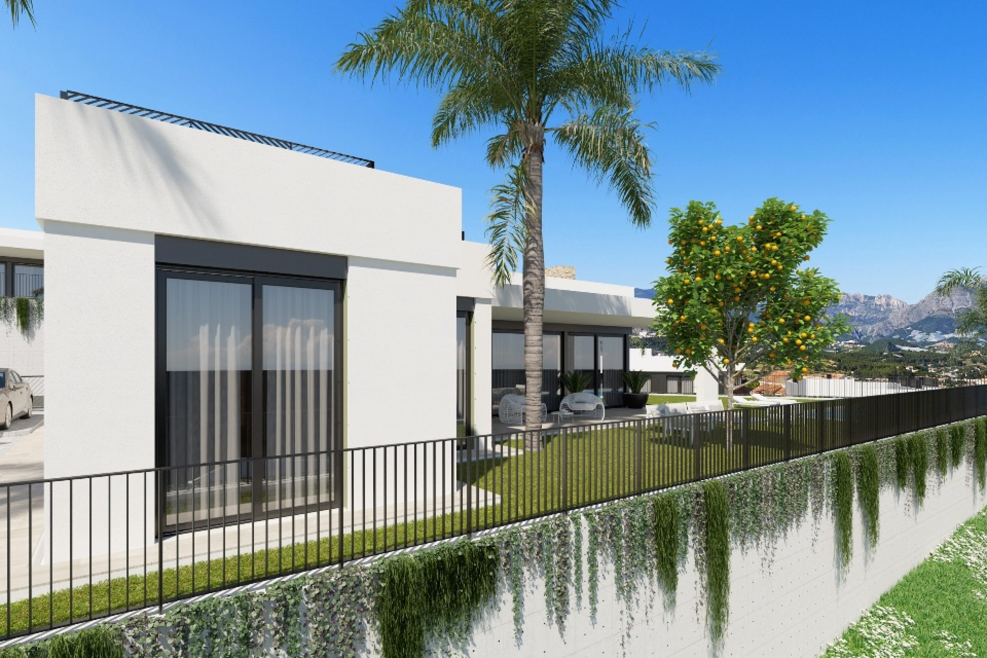 Obra nueva - 3. Casa pareada - Polop - Costa Blanca Norte 