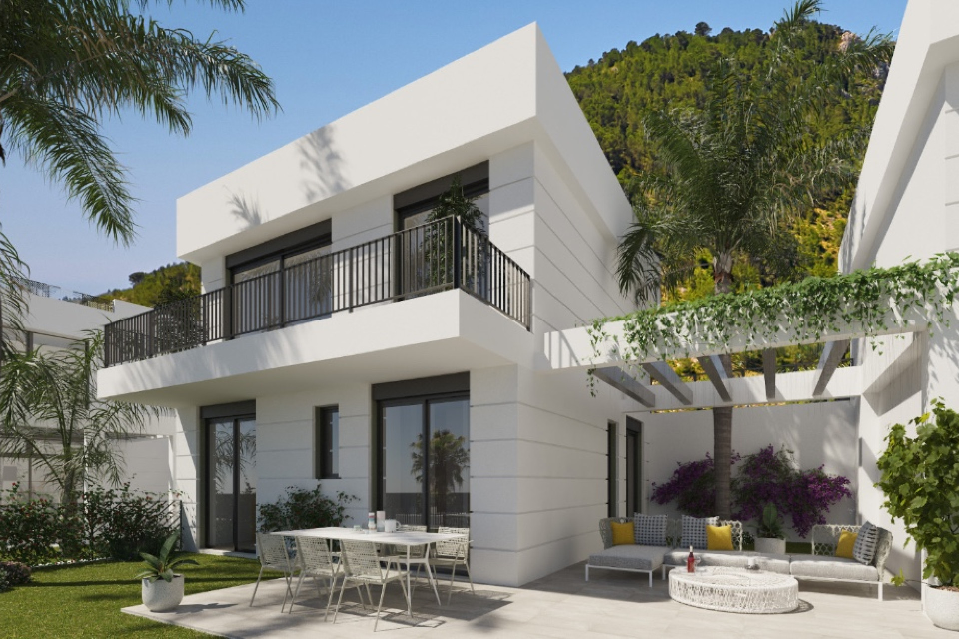 Obra nueva - 3. Casa pareada - Polop - Costa Blanca Norte 