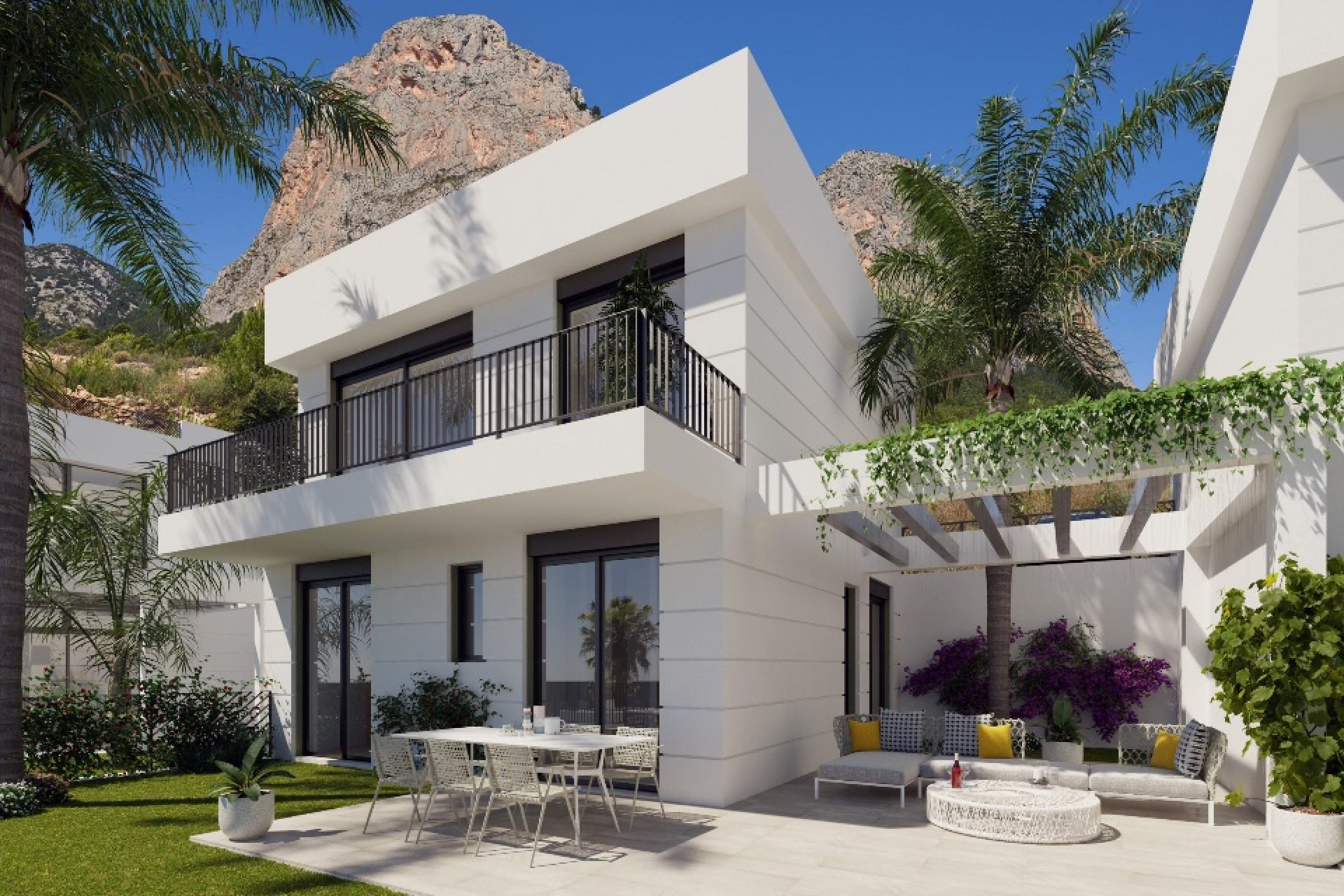 Obra nueva - 3. Casa pareada - Polop - Costa Blanca Norte 