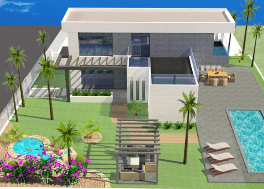 Obra nueva - 3. Casa pareada - Polop - Costa Blanca Norte 