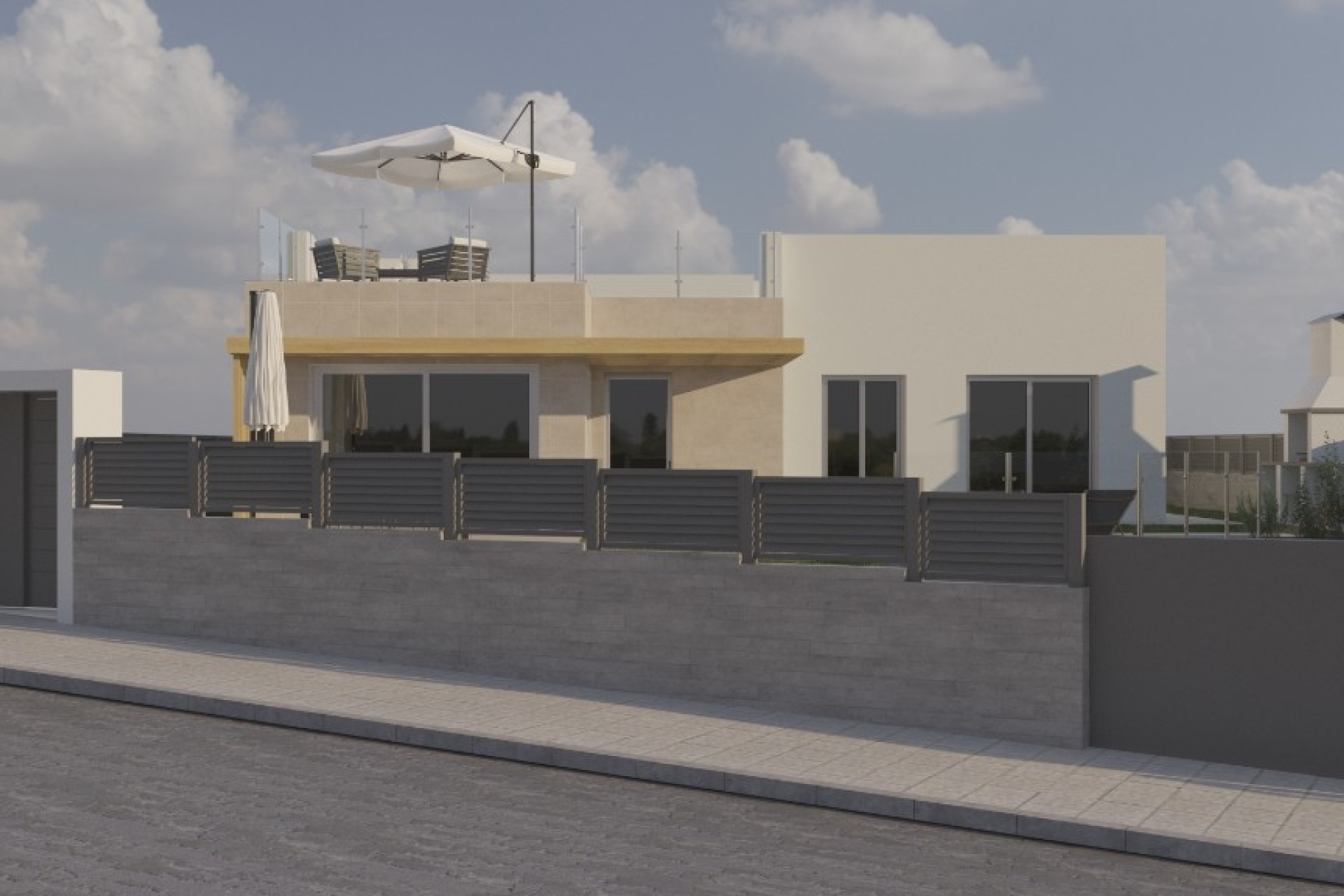 Obra nueva - 3. Casa pareada - Polop - Costa Blanca Norte 