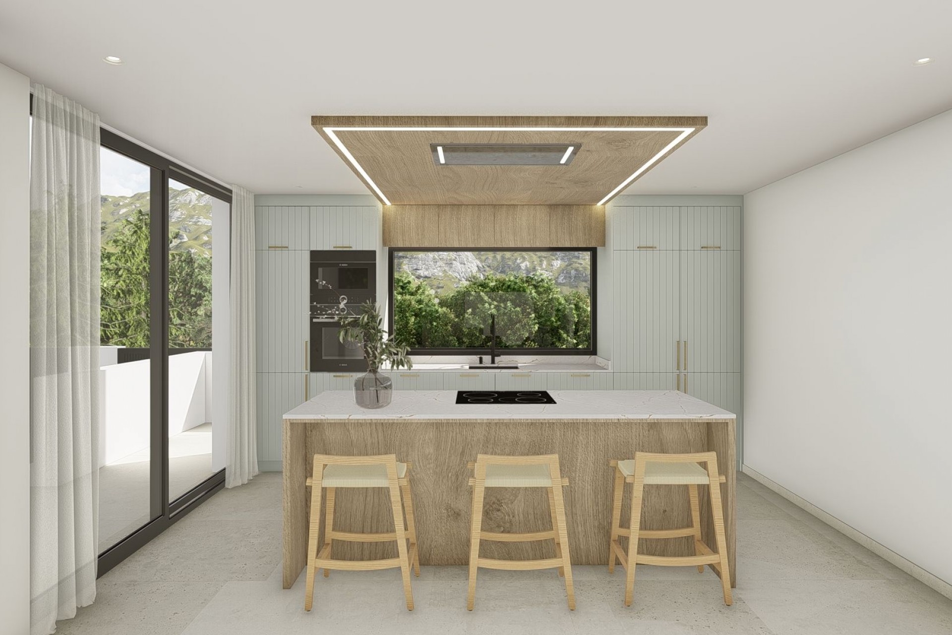 Obra nueva - 3. Casa pareada - Polop - Costa Blanca Norte 