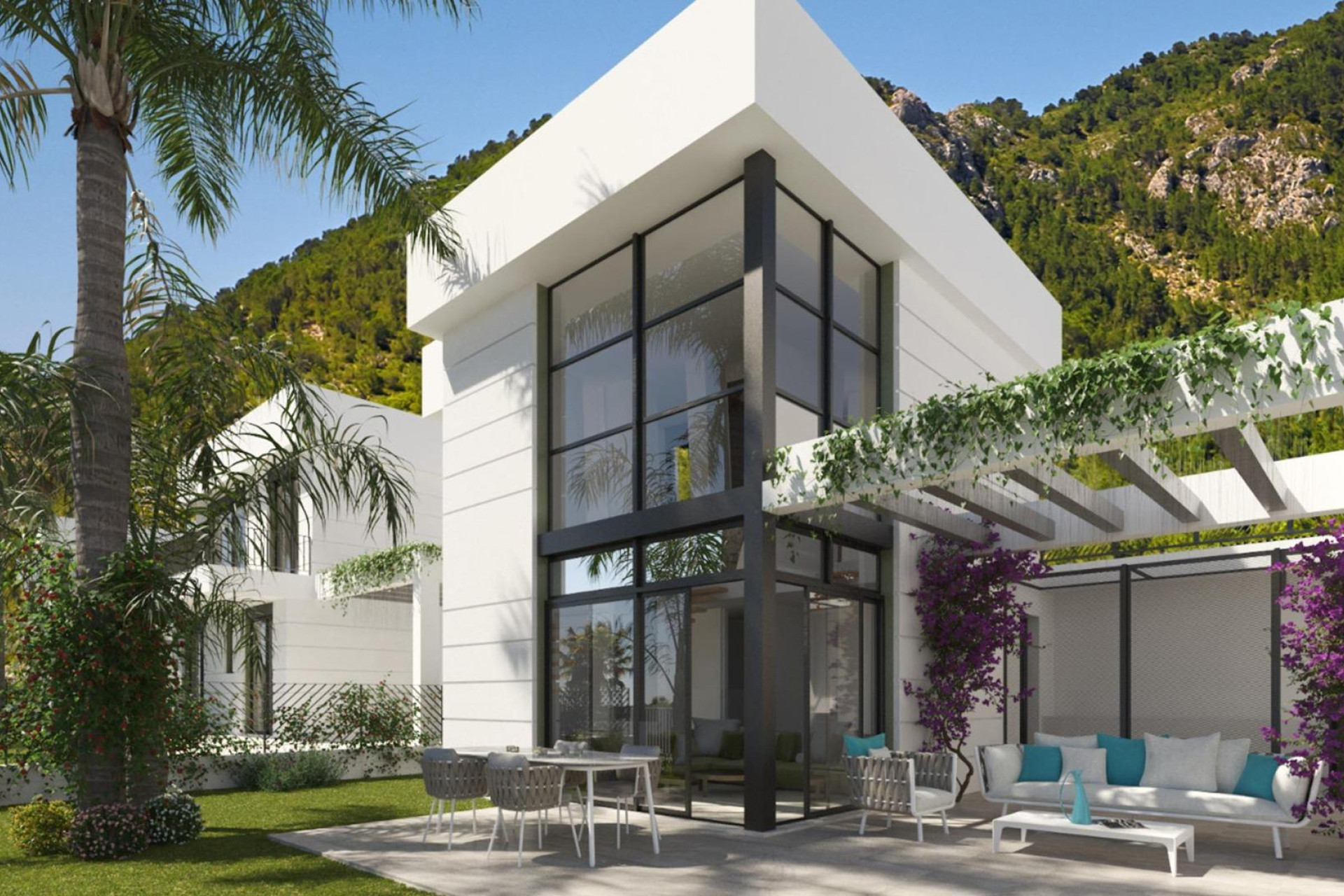 Obra nueva - 3. Casa pareada - Polop - Costa Blanca Sur