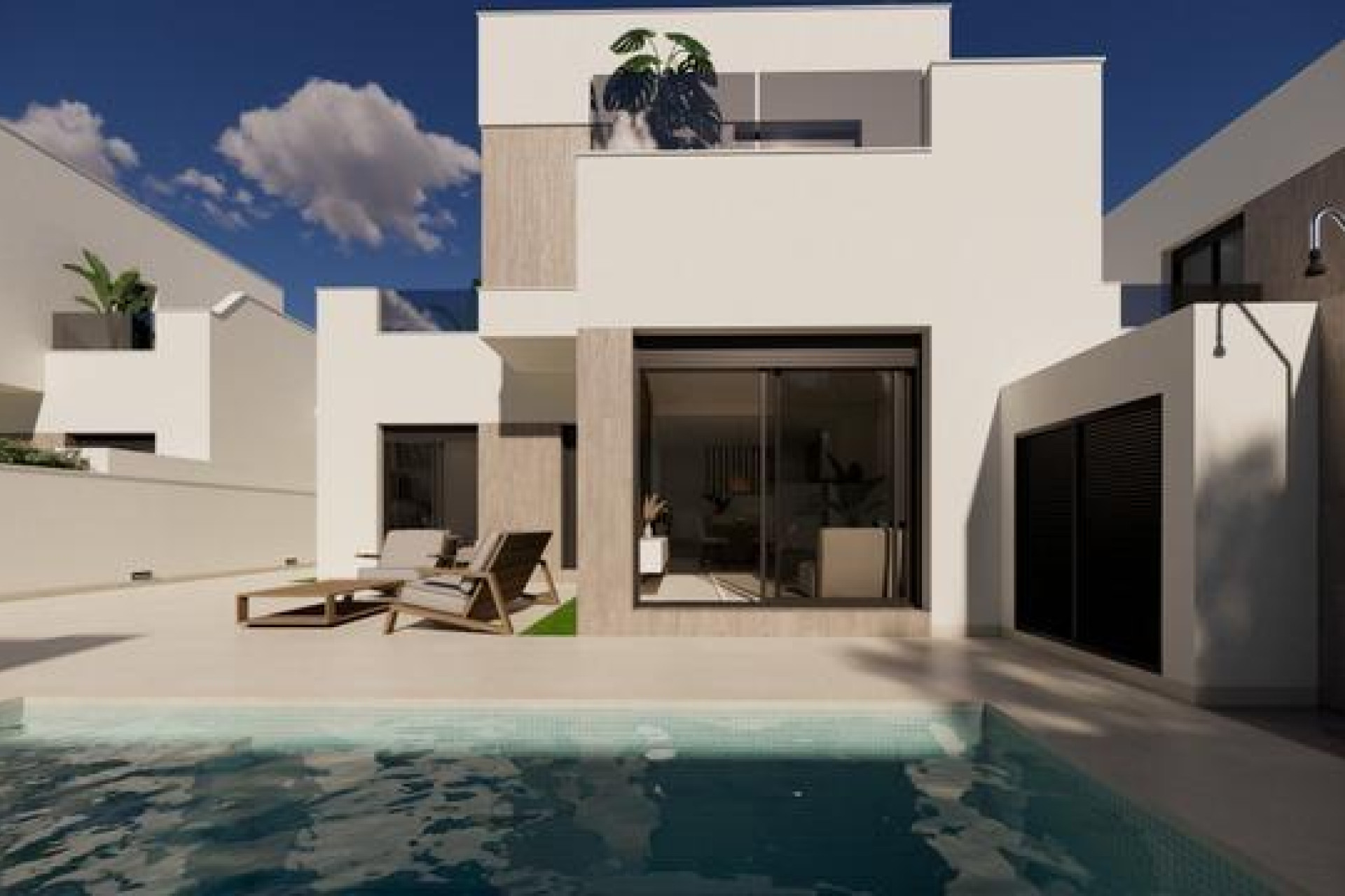 Obra nueva - 3. Casa pareada - San Fulgencio - Costa Blanca Sur