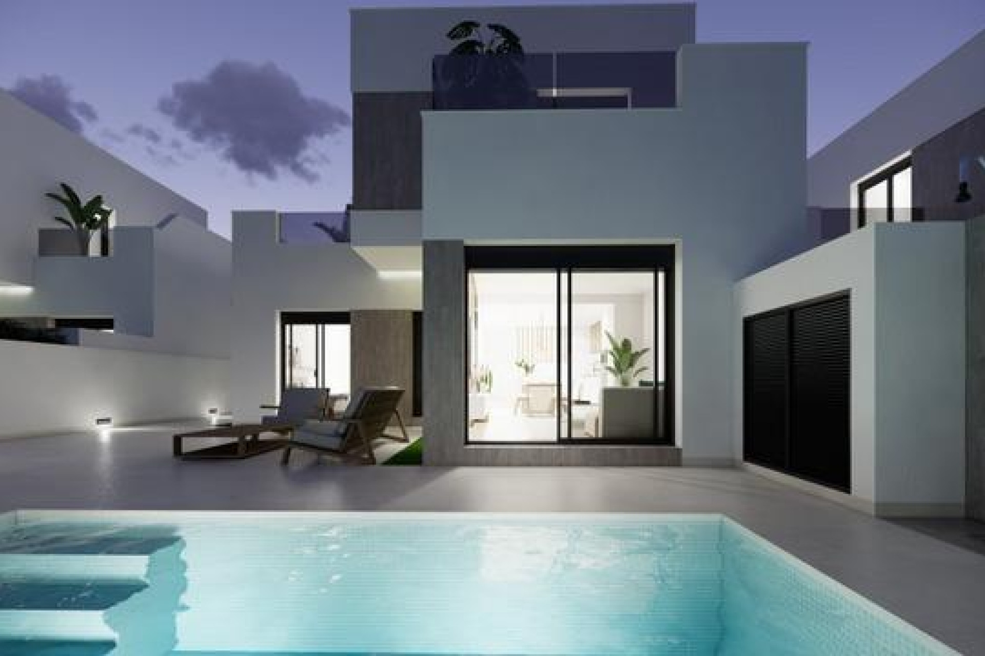 Obra nueva - 3. Casa pareada - San Fulgencio - Costa Blanca Sur