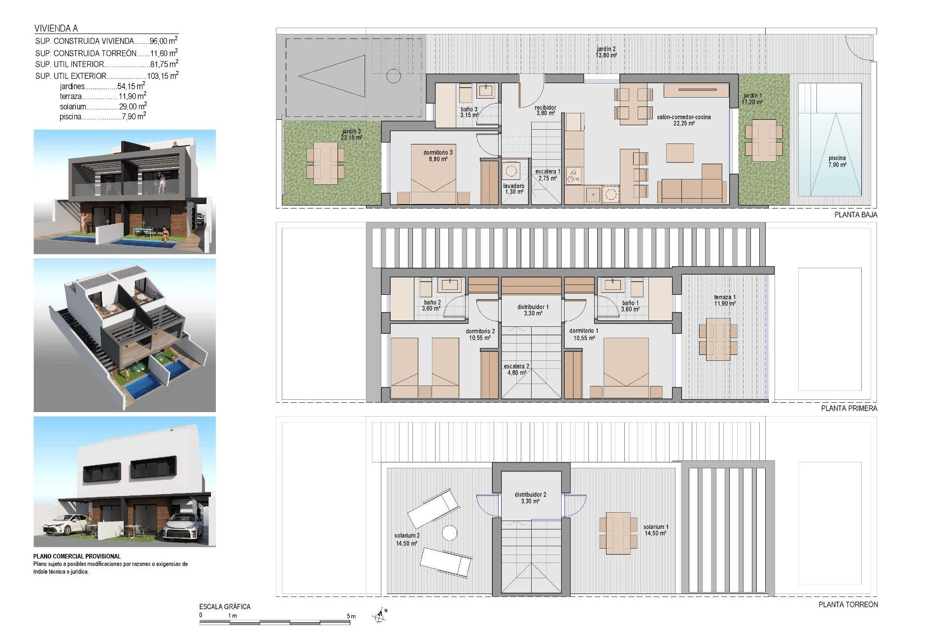 Obra nueva - 3. Casa pareada - San Javier - Costa Calida