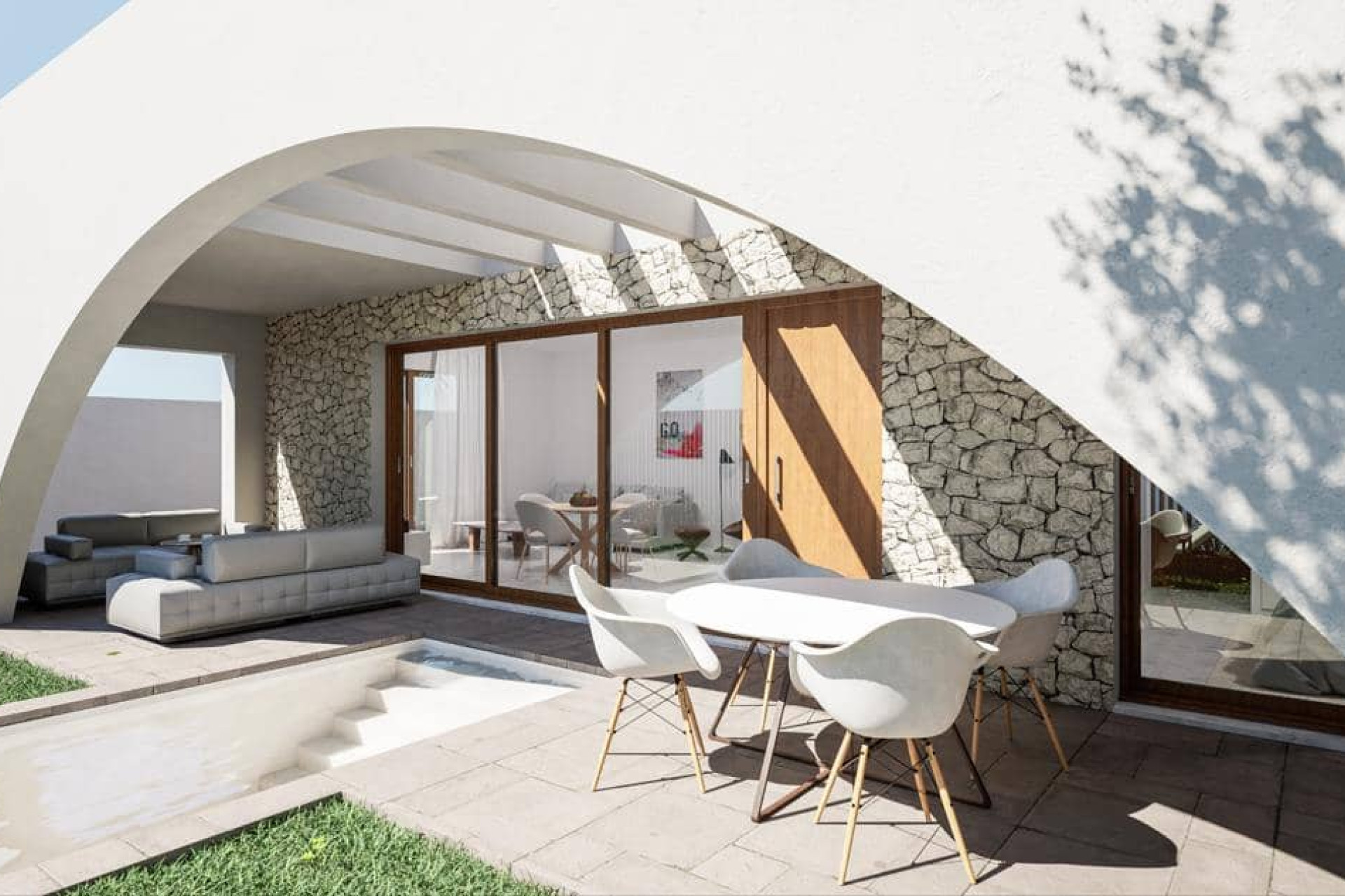 Obra nueva - 3. Casa pareada - Santiago de Ribera - Costa Calida