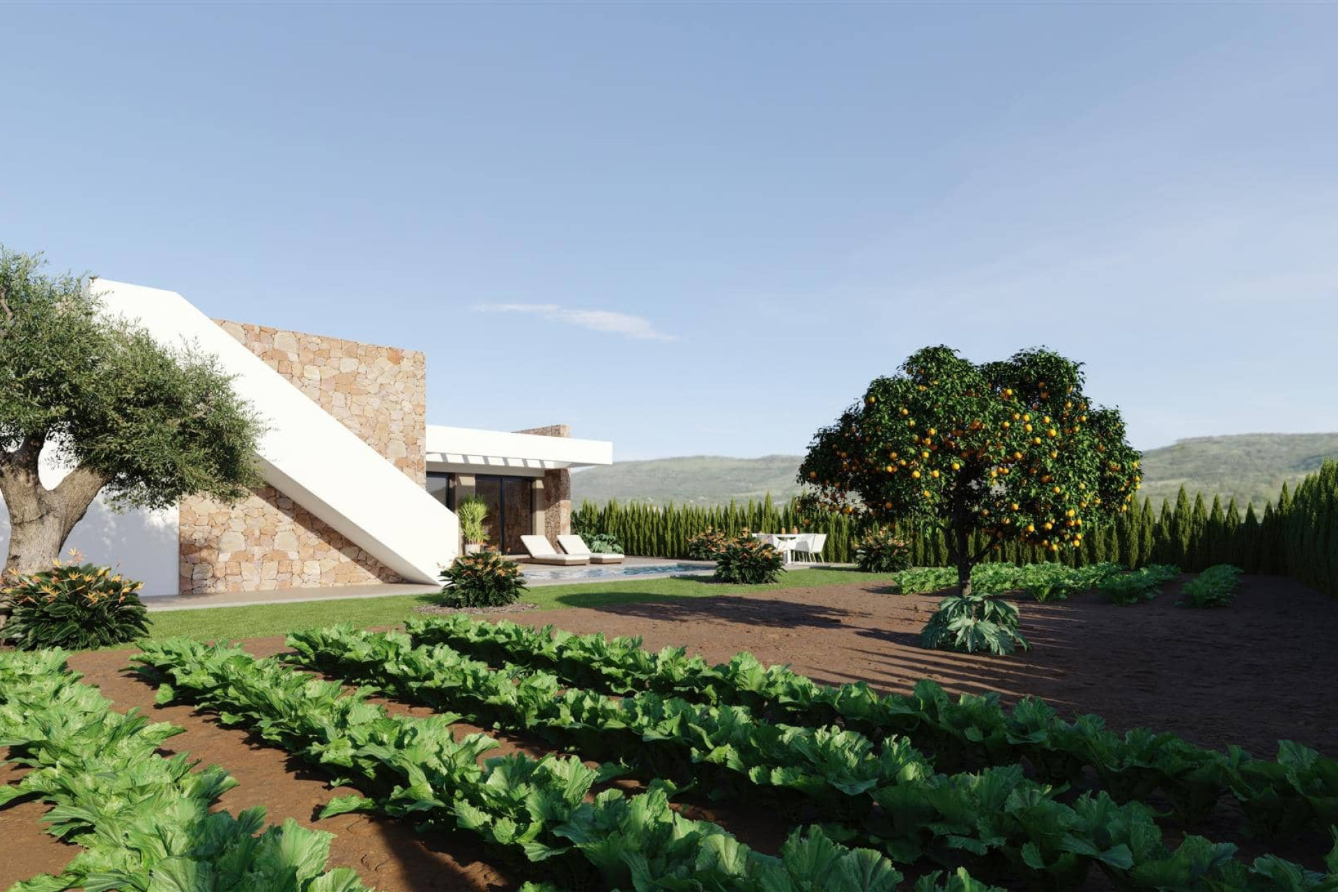 Obra nueva - 3. Casa pareada - Sucina - Costa Calida