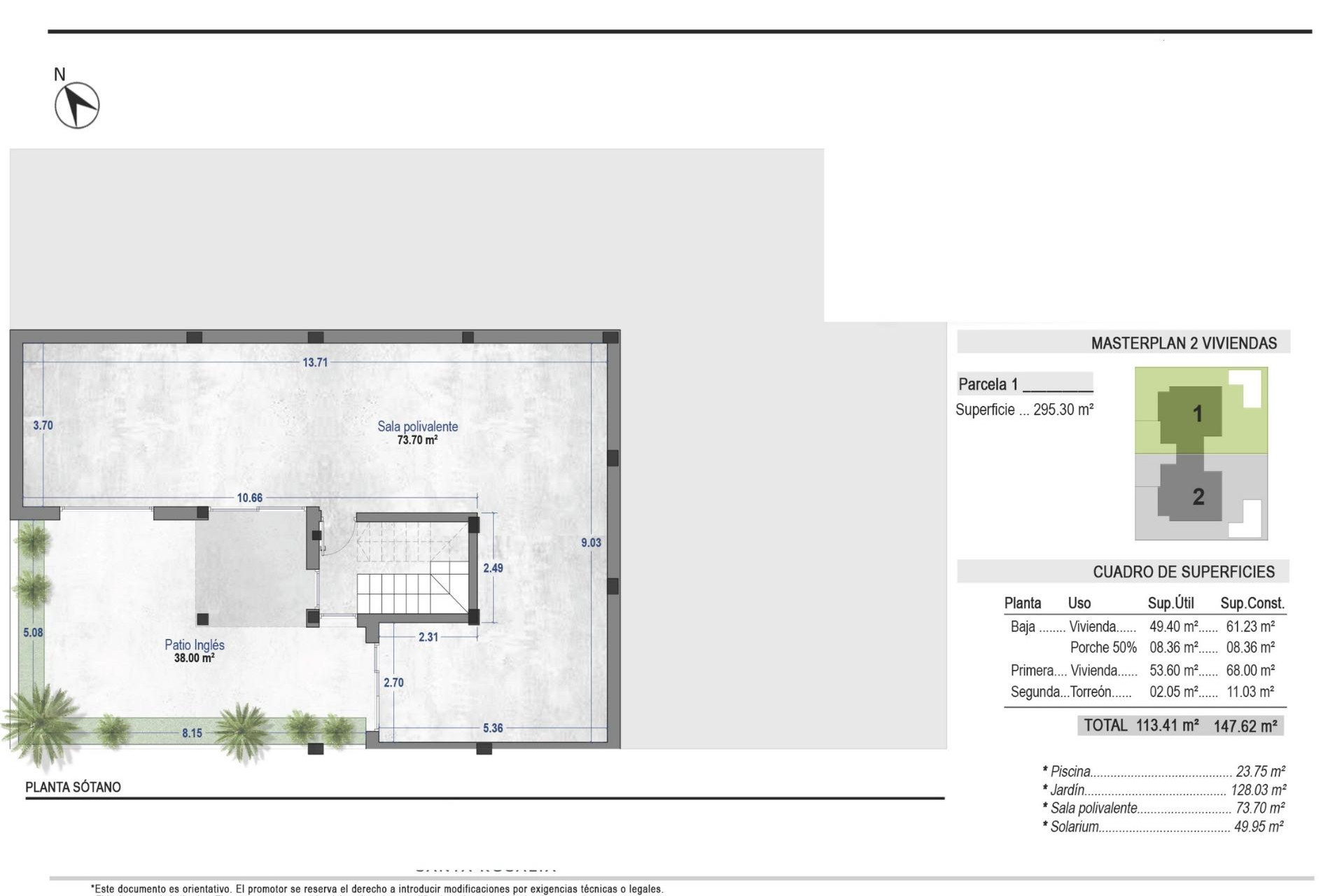 Obra nueva - 3. Casa pareada - Torre Pacheco - Costa Calida