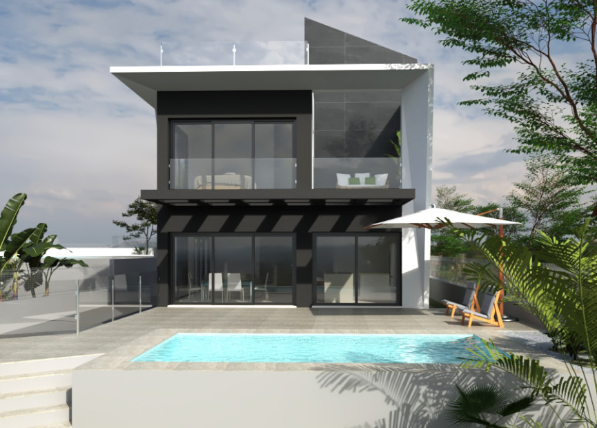 Obra nueva - 3. Casa pareada - Villajoyosa - Costa Blanca Norte 