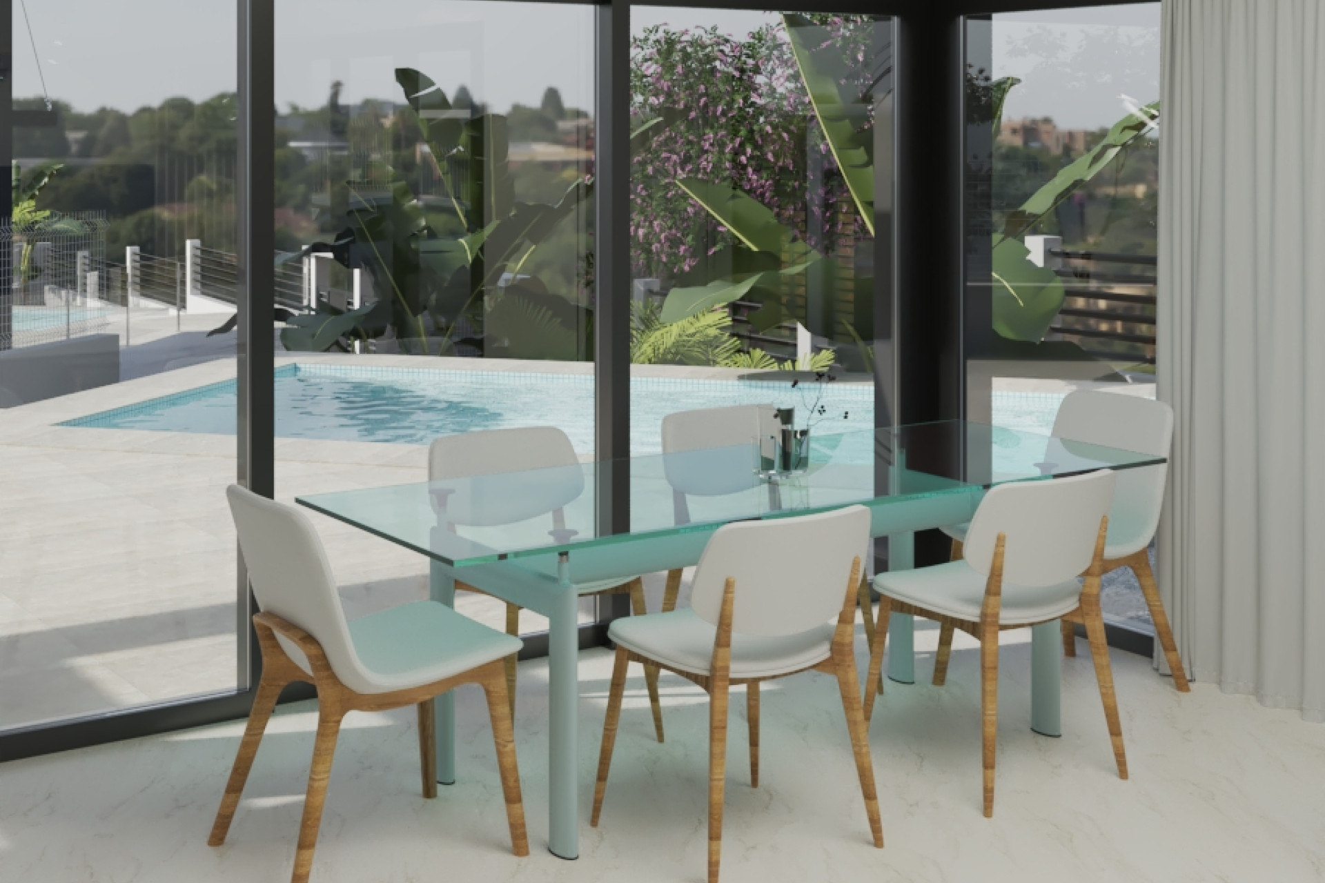 Obra nueva - 3. Casa pareada - Villajoyosa - Costa Blanca Norte 