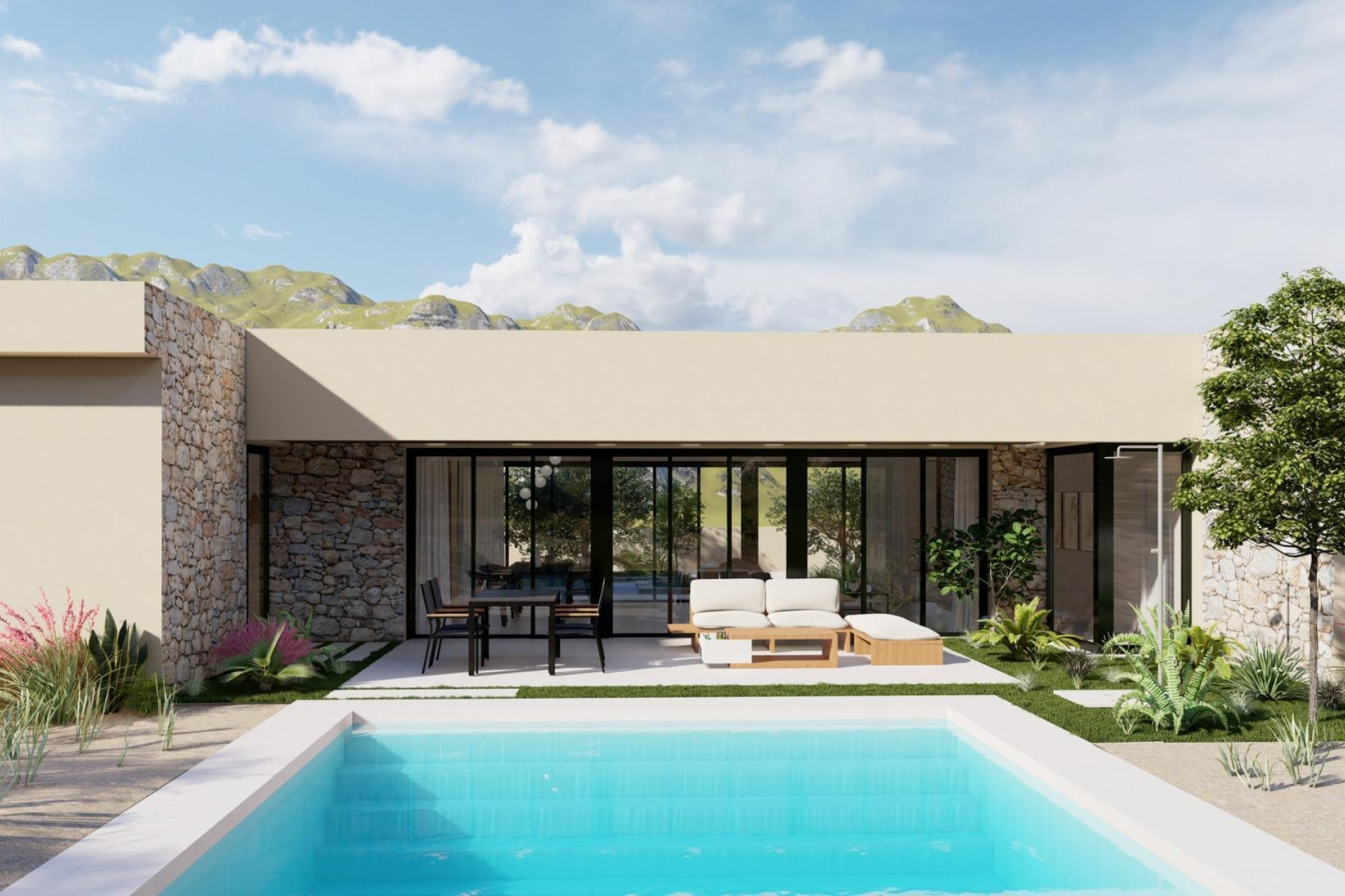 Obra nueva - 3. Casa pareada - Yecla - Costa Calida