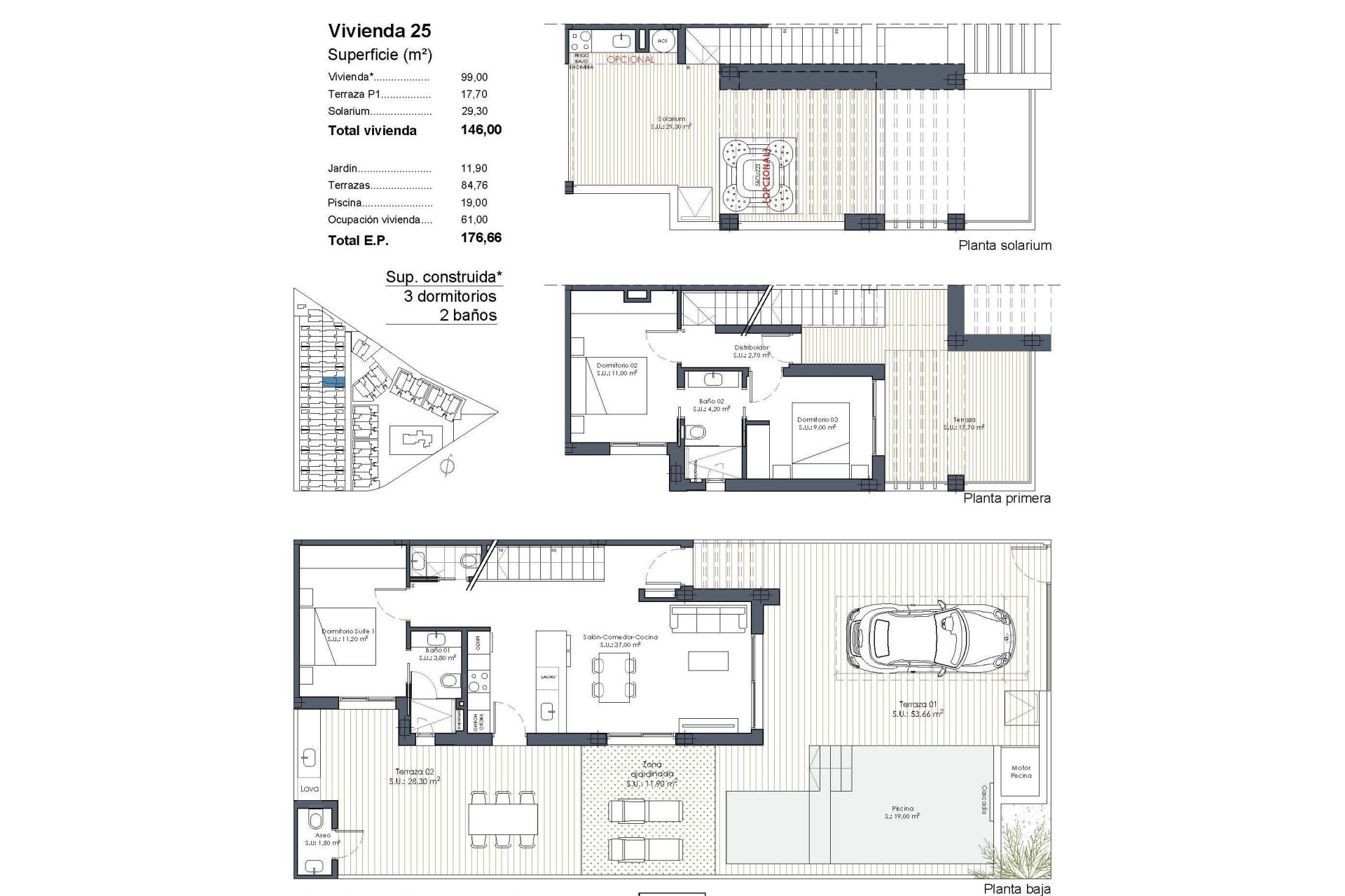 Obra nueva - 4. Chalet pareado - Los Alcazares - Costa Calida