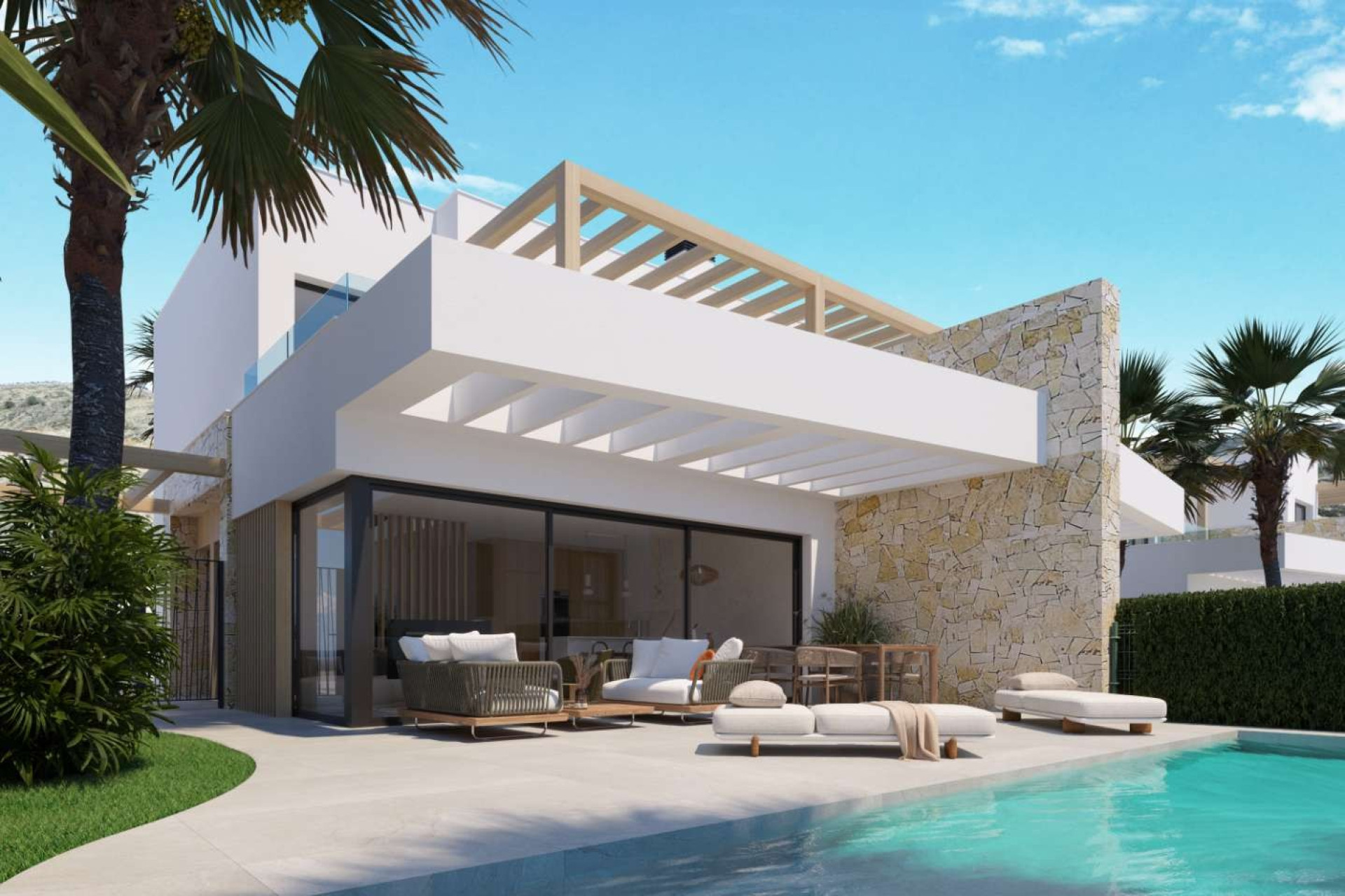 Obra nueva - 4. Chalet pareado - Monforte del Cid - Costa Blanca Norte 