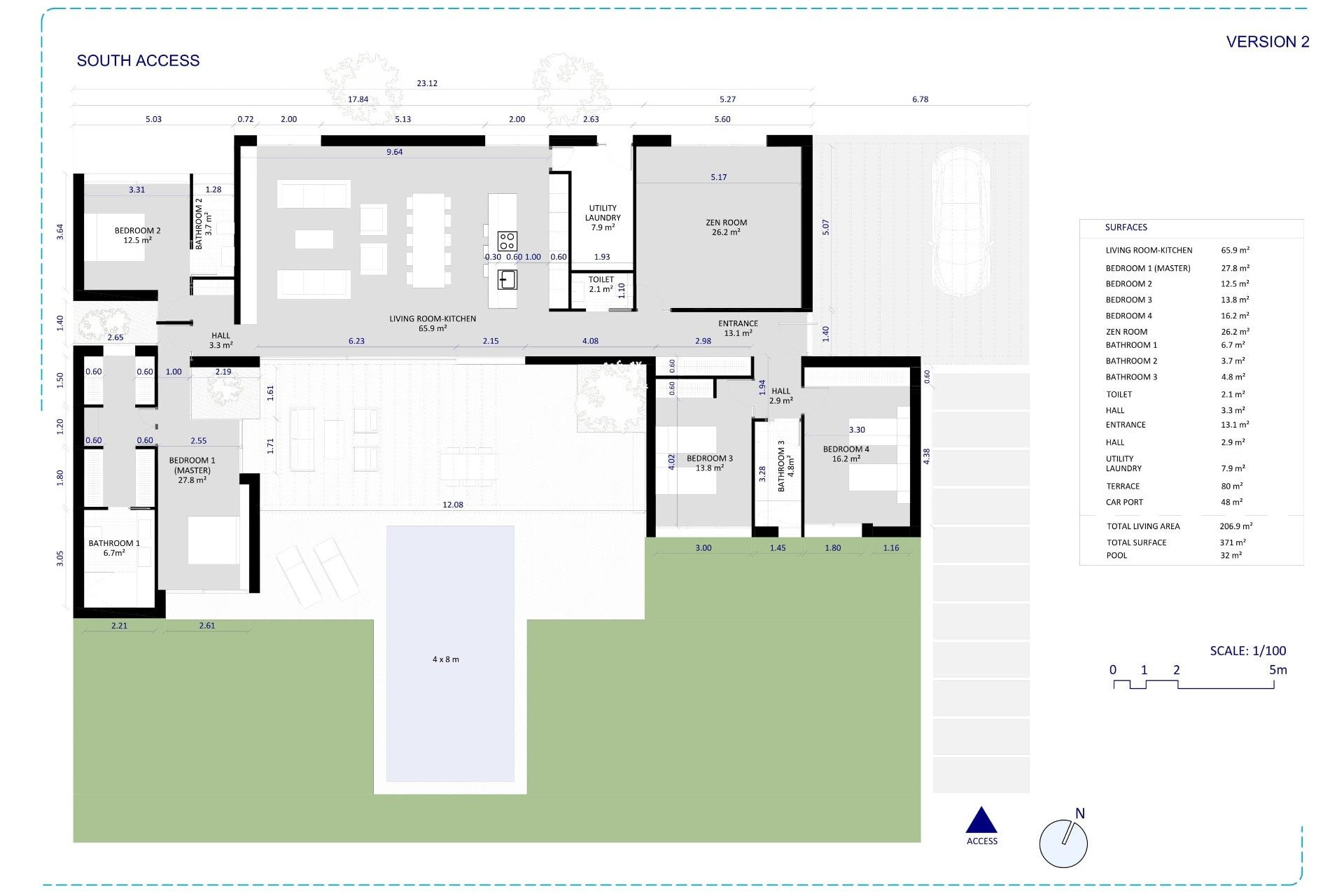 Obra nueva - Villa - Baños y Mendigo - Altaona Golf