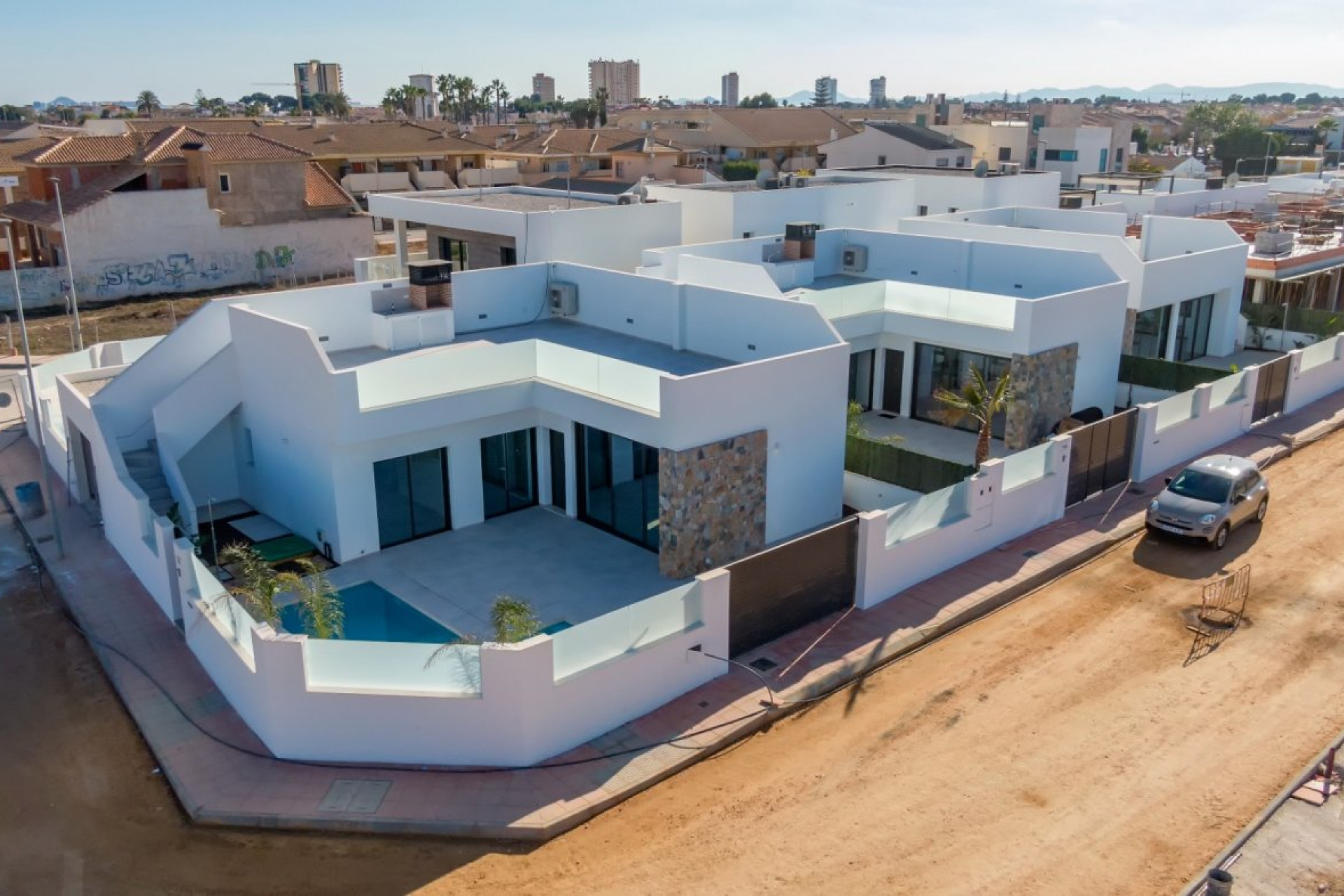 Obra nueva - Villa - Santiago de Ribera - Los Alcazares