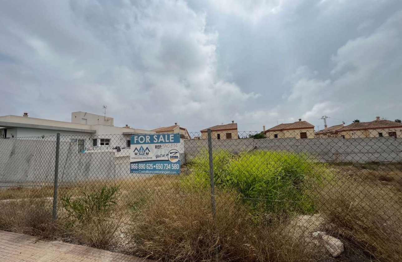 Resale - Building Plot - San Fulgencio - Rojales