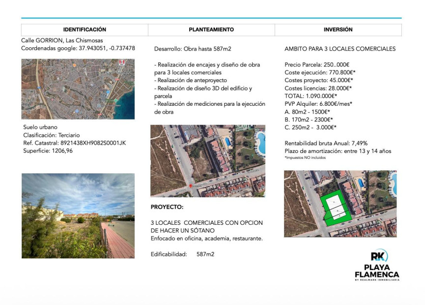 Reventa - Terreno edificable - Orihuela Costa - Costa Blanca Sur