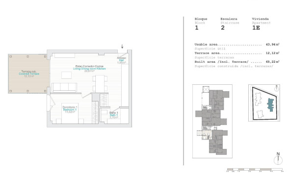 Nieuwbouw Woningen - 1. Apartment / flat - El Verger - Denia