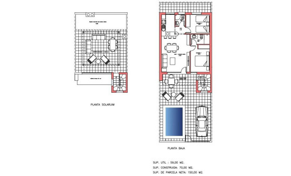 Nieuwbouw Woningen - 2. Town house - Fuente Alamo de Murcia - La Pinilla