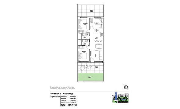 Obra nueva - 1. Apartment / flat - Pilar de la Horadada - Parque Ramon eugenio Escudero