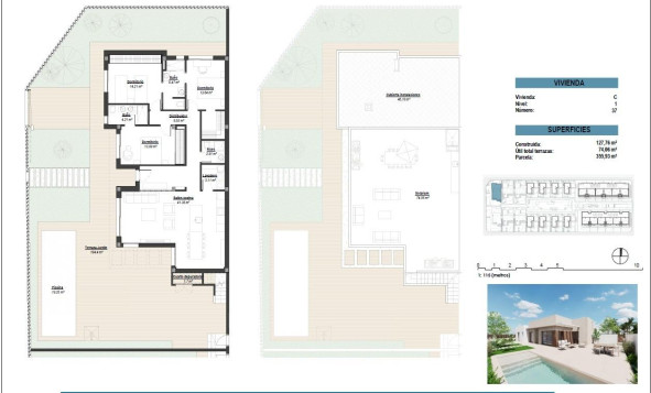 Nieuwbouw woningen - 3. Halfvrijstaand huis - Los Alcazares - Costa Calida