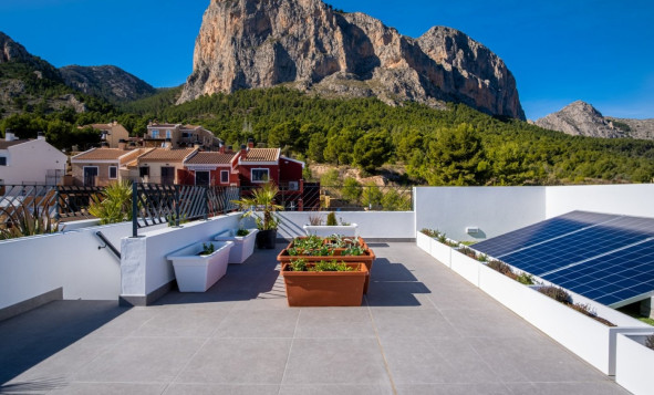 Obra nueva - 3. Casa pareada - Polop - Costa Blanca Sur