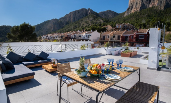 Obra nueva - 3. Casa pareada - Polop - Costa Blanca Sur