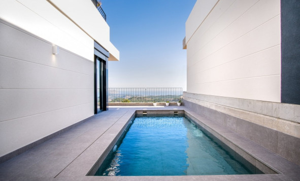 Obra nueva - 3. Casa pareada - Polop - Costa Blanca Sur