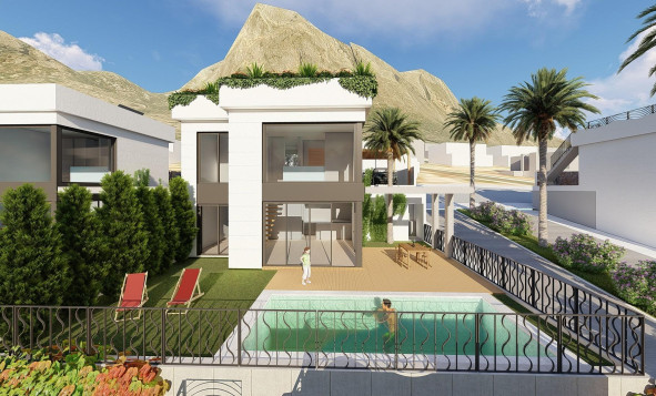 Obra nueva - 3. Casa pareada - Polop - Costa Blanca Sur